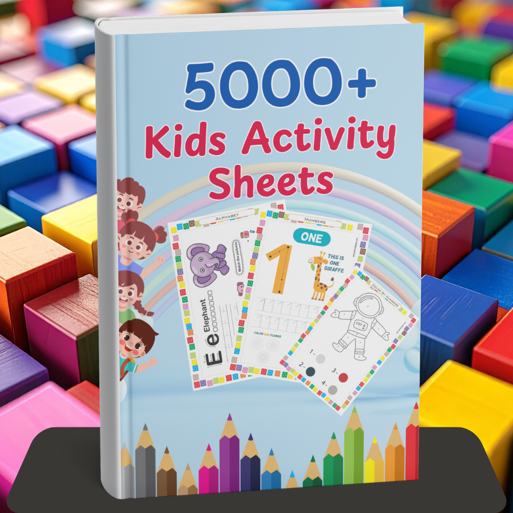 5000+ Kids Activity Sheets Bundle